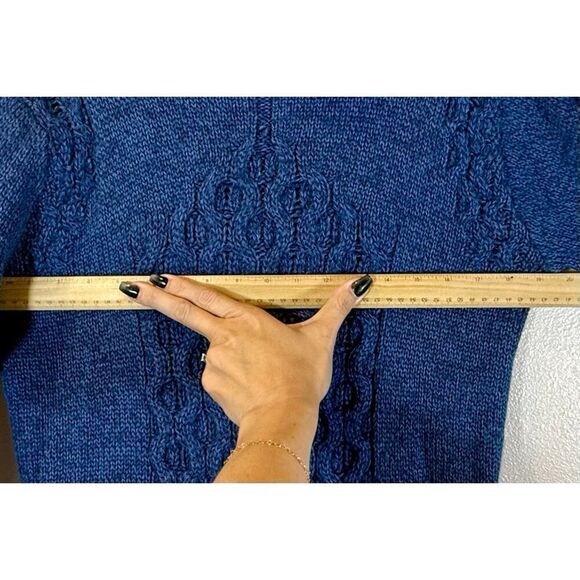 Vintage Irish Cladyknit 100% Pure New Merino Wool Cable Knitted Chunky Sweater S - Picture 7 of 8